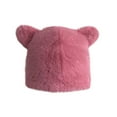 thumbnail image 2 of KIHOUT Beanies Hats Women Warm Cute Solid Color Plush Soft Windproof Winter Caps Hats, 2 of 2