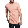 thumbnail image 6 of Victorious Men's Hipster Long Length Curved Hem T Shirt, Up To 5X, 6 of 8