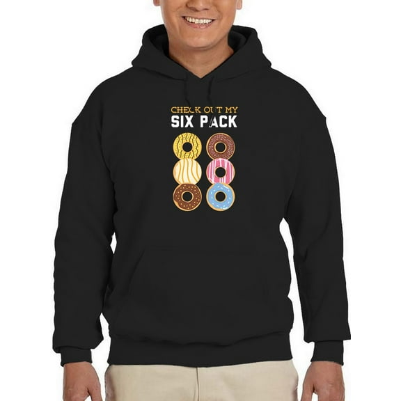 Check Out My Six Pack Men Hoodie, Male Large