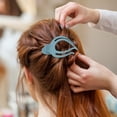 thumbnail image 2 of Shisuyan French Style Hair Barrettes Matte Black 4Pcs 3.7X2.1X1.6In, 2 of 8