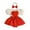 Red, variant on Girls Valentines Day Outfit Short Sleeve Heart Embroidery Romper Tutu Dress with Bow Headband Set Cute Baby Girl Clothes 9-12 Months Old Outfit Girl