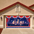 thumbnail image 5 of Red White Blue Fourth of July Celebration Banner Independence Day Patriotic Holiday Decor Fireworks Design for Outdoor Decoration Party Event, 5 of 7