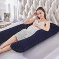 thumbnail image 4 of Cotton Pillowcase For U-shaped Maternitys Pillow Washable Comfy Pillow Cover For Side Sleeper Pillow, 4 of 5