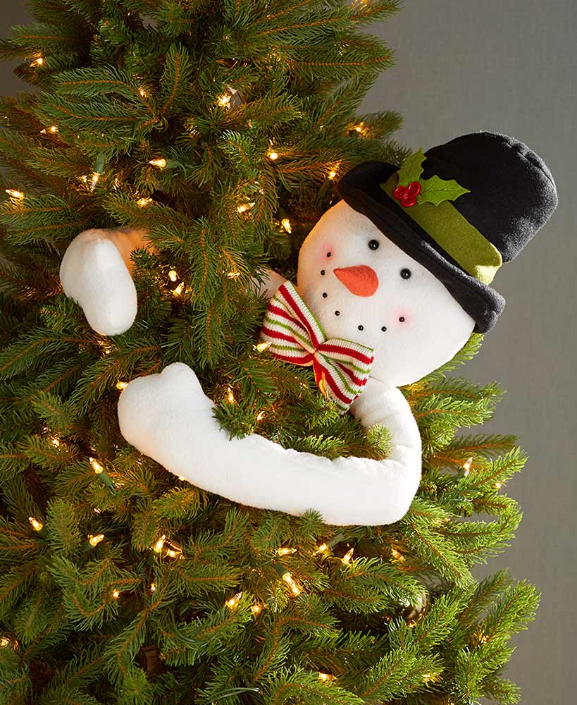 The Lakeside Collection Holiday Tree Huggers Snowman