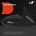 thumbnail image 3 of A-Premium Passenger Side Manual Door Mirror Compatible with Geo Metro 1989-1994 - Non-Heated Non-Folding Black Outside Rear View Mirror, 3 of 5
