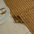 thumbnail image 6 of Rustic Table Runner Imitation Straw Weaving Style Table Runner for Home Decor Boho Brown Farmhouse Style for Bohemian Dining Room Table Decor (35.43x70.86in, Brown), 6 of 6