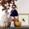 thumbnail image 3 of Halloween Witch Dolls,Cute Witch Ornaments,Hanging Spooky Decor,Cute Witch Plush Decorations For Halloween Trees,Doors,Walls,Party Decor,Haunted House,Indoor Home Decorations (Purple), 3 of 3