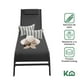 thumbnail image 2 of Camastro Exterior 2Pzs Reclinable Silla Playa Jardín Alberca gris oscuro, 2 of 6
