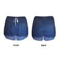 thumbnail image 6 of Goofa Retro Blue Glitter Printed Women 2 in 1 Running Shorts,Quick Dry Athletic Workout Shorts,High Waisted Athletic Shorts with Liner Pockets-XX-Large, 6 of 9