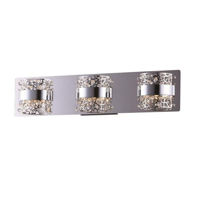 ET2 E20333-20PC 22 Po. Lampe Murale de Salle de Bain LED, Chrome Poli