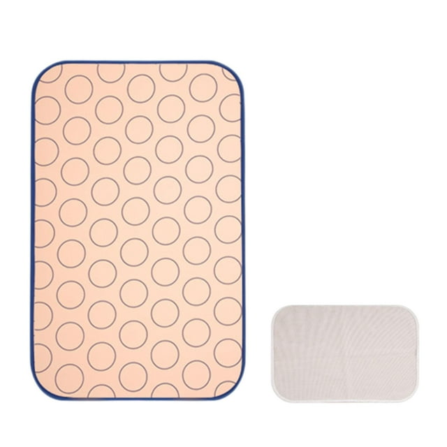 Guardoinrt Tabletop Ironing Board With Ironing Mat Lightweight Features Heat Resistance Easy 62x80cm