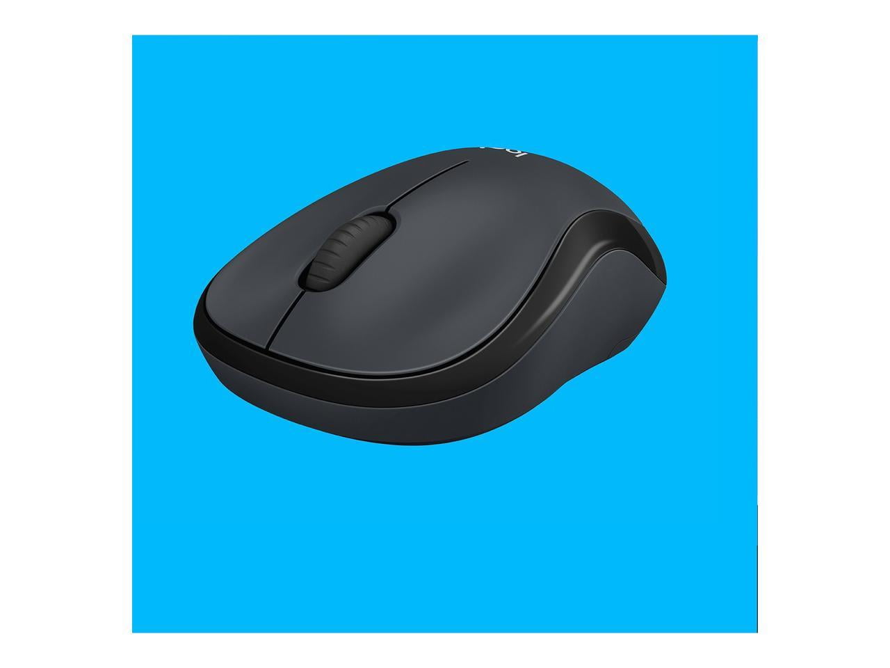 Logitech M220 Silent trådlös mus (svart)