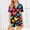 Orange, variant on Womens Sleepwear Summer Hearts Print Breathable Pajama Sets Casual Collared Short Sleeve Sleepwear with Shorts Summer Pjs for Women