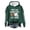 Green, variant on Kelon Oversized Hoodie for Women Football Graphic Sweatshirt, Game Day Hooded Pullover Sweat Shirt, Lightweight Going Out Casual Clothes, M