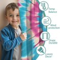 thumbnail image 3 of Blackout Kids Curtains,Colorful Tie Dye Mandala Pattern Childrens Insulated Curtains Set Of 2,Bedroom Essentials,Toddler Room Decor 52"x63", 3 of 5