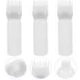 thumbnail image 2 of Miangastore 3pcs Root Comb Applicator Bottle Hair Oil Applicator Bottle Hair Dye Comb Bottle, 2 of 9