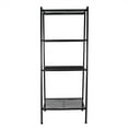thumbnail image 6 of Heavy Duty 4-Tier Black Metal Bookshelf - 58" Tall Storage Shelves for Home Office, Holds 88 lbs per Tier, Easy Assembly, 6 of 14