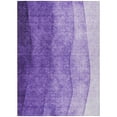 thumbnail image 2 of 5' X 8' Purple Lilac And Lavender Ombre Washable Indoor Outdoor Area Rug, 2 of 5