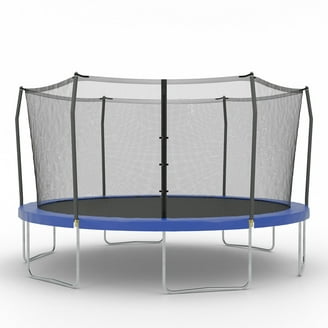 Bounce Pro 14ft Trampoline with Safety Enclosure, Galvanized Steel