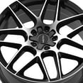 thumbnail image 3 of Motiv 17x7.5 5X108 435MB Foil Black Wheel Rim, 3 of 3