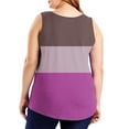 thumbnail image 4 of Levmjia Women Tank Tops Summer Casual Sleeveless Printed Loose Fit Camisoles Soft Breathable Polyester Plus Size T Shirt for Women Fashion Comfortable Everyday Wear, 4 of 6