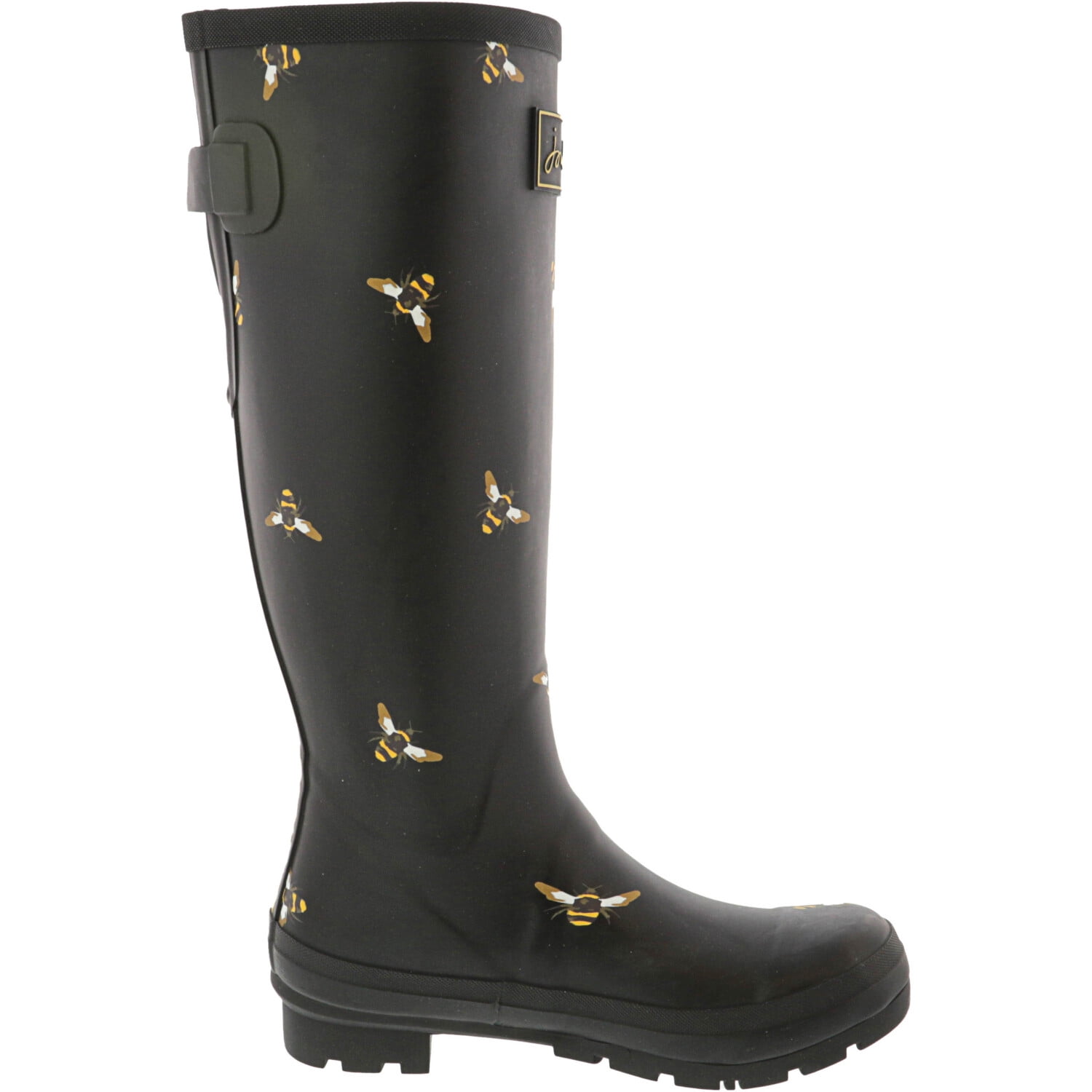 Joules Welly Print Black Multi Bees