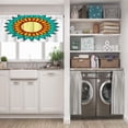 thumbnail image 5 of LALILO Kitchen Curtain Valance Decorative Mandala Mandala Rod Pocket Window Curtain 52"x 18" Set of 2, 5 of 5