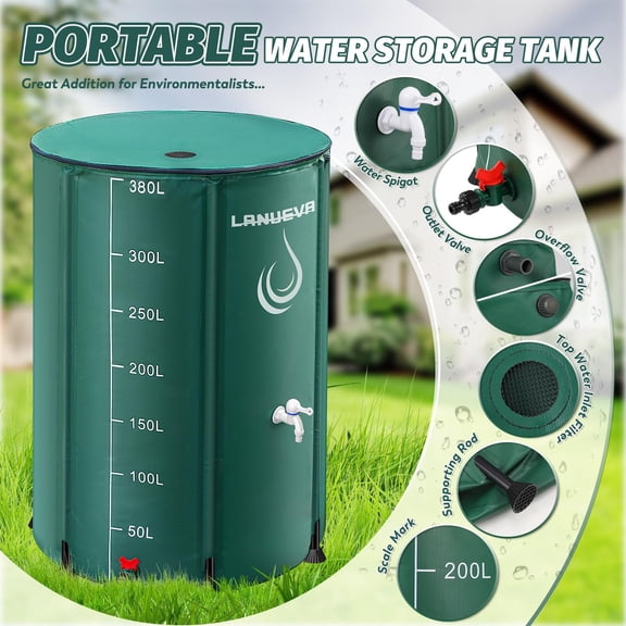 100 Gallon Collapsible Rain Barrel