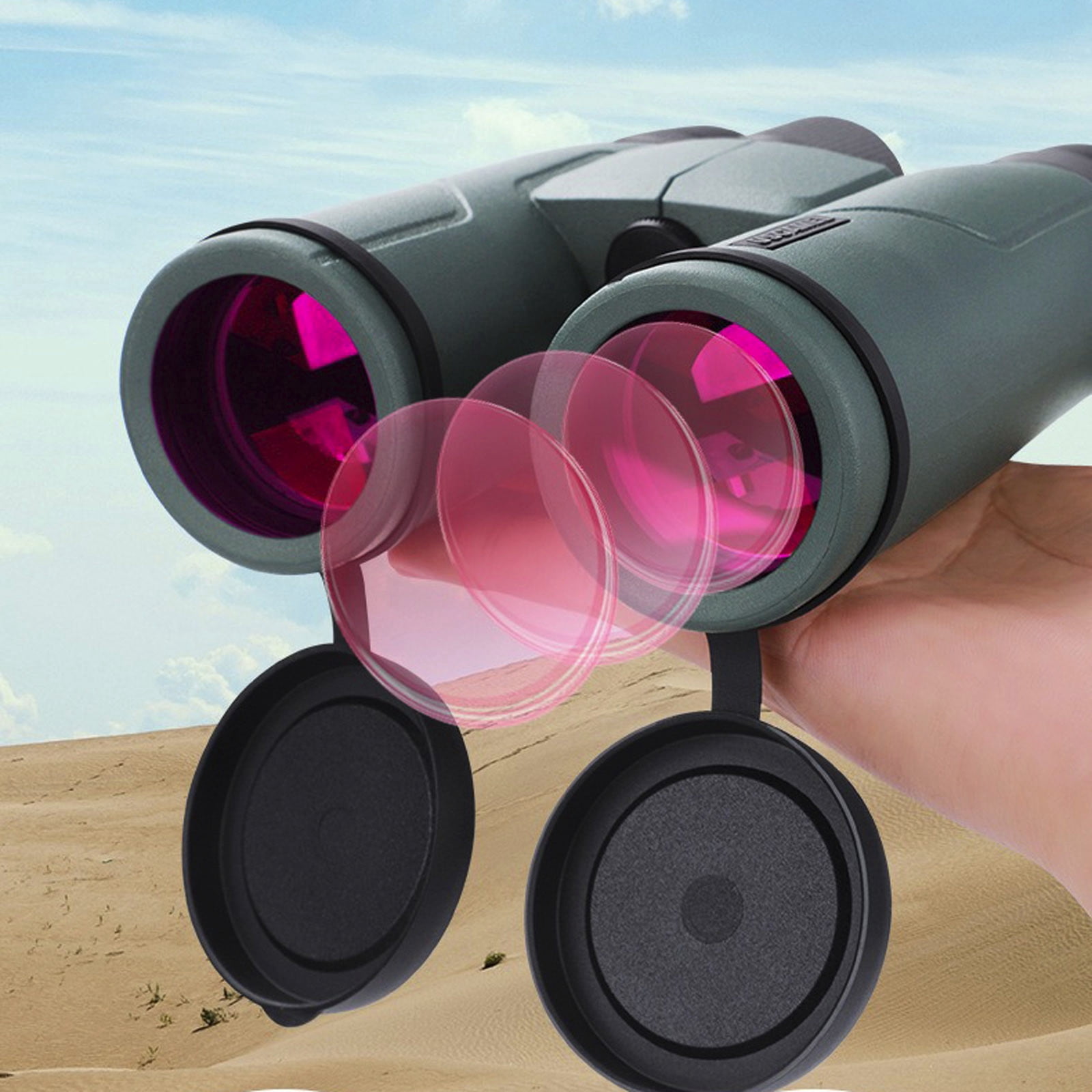 High Power Binoculars for Adults - 10X42 Magnification with Multi-Coated Lenses, Waterproof & Shockproof - Ideal for Wildlife Observation, Travel & Nature Enthusiasts