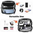 thumbnail image 6 of Tree Travel Case USB Organizer Leather Cord Organizer Cable Clips Cord Organizer - Oxford Cloth Waterproof Digital Bag 5.9x9.44x3.14 in, 6 of 6