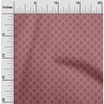 thumbnail image 2 of oneOone Silk Tabby Dark Rose Brown Fabric Geometric Craft Projects Decor Fabric Printed By The Yard 42 Inch Wide, 2 of 4