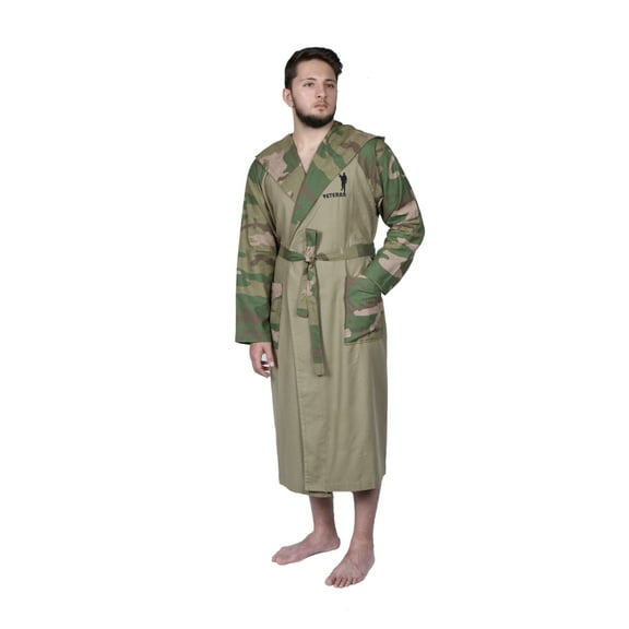 Veteran Textile Towels Camouflage Printed-Multi-Purpose PESHTEMAL Bathrobe (Medium)