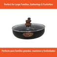 thumbnail image 3 of IMUSA 4.0 Qt Madera Speckled Black Ceramic Jumbo Cooker with Cool Touch Wood Look Handles, 3 of 7