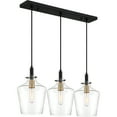 thumbnail image 2 of Ashley Harbour Transitional 3-Light Ceiling Hanging Chandeliers, Black, 2 of 4