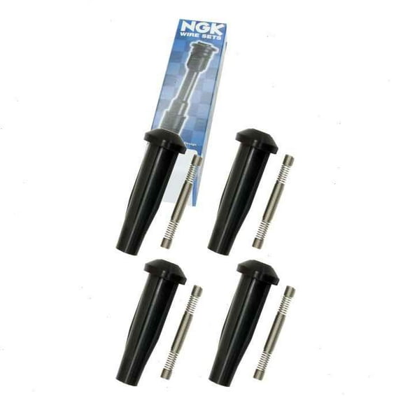 4 pc NGK Ignition Coil Boots compatible with Ford Focus 2.0L 2.3L L4 2003-2011