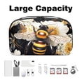 thumbnail image 3 of Honeybee Waterproof Oxford Fabric USB Organizer Storage Box Charger Phone Case Cell Phone Cord Organizer 5.9x9.44x3.14 in., 3 of 6