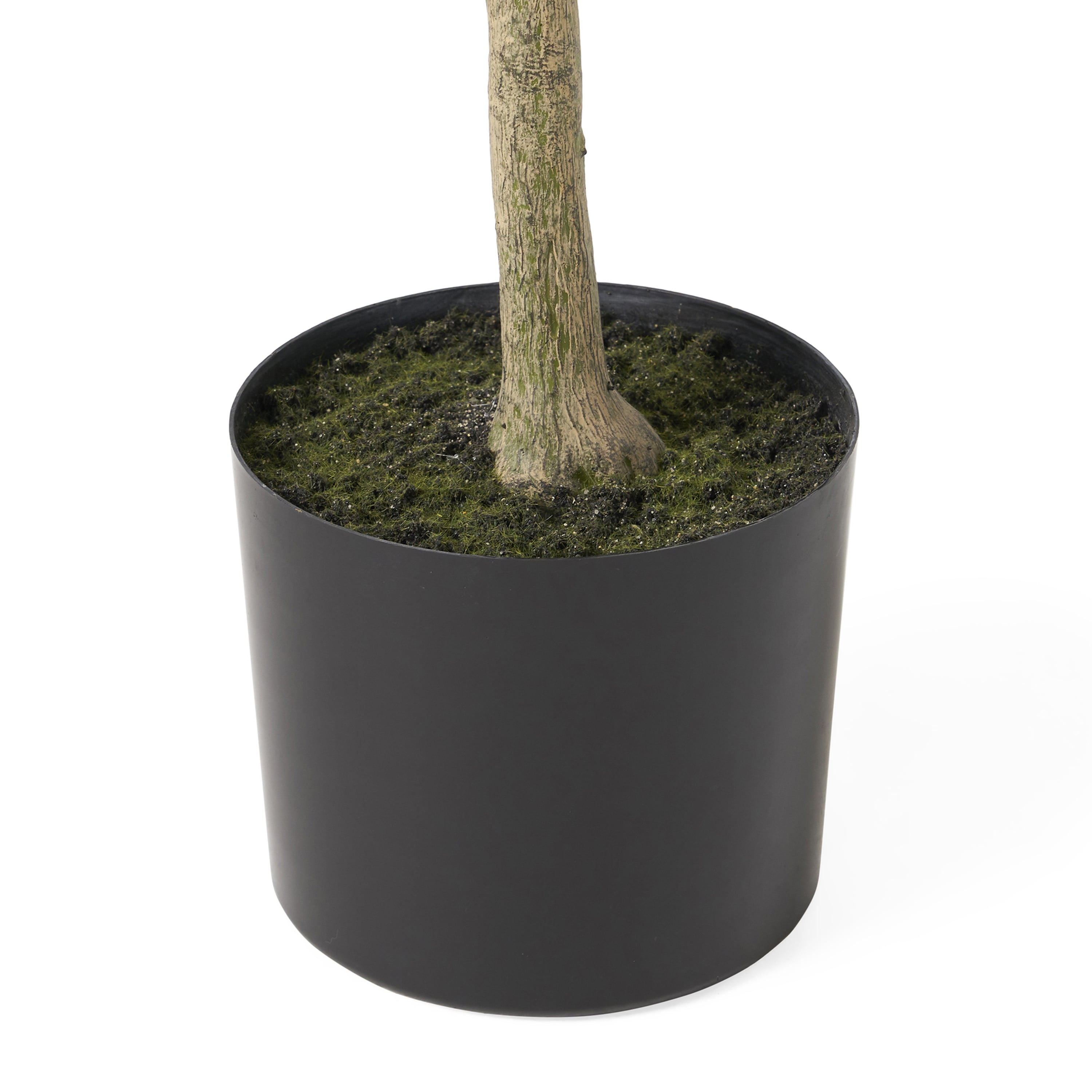 Taos 4' x 1.5' Artificial Tabletop Olive Tree, Green