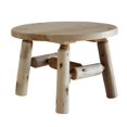 thumbnail image 2 of Lakeland Mills Cedar Log Patio Lounge Chair (Set of 2) with Round Table, 2 of 3