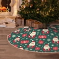 thumbnail image 5 of Sikiie Santa Claus Christmas Tree Skirt, Christmas Tree Decorations, Christmas Decor, Tree Mat Decoration(30-48IN)-48", 5 of 6