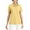 Citron Aura, variant on Cotton Short Sleeve Polo Shirt Aqua Ice L