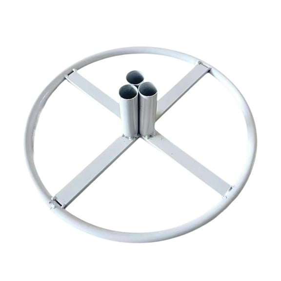 Floor Standing Flower Poles Base With Central 3 Hole Professional Florist Equipment For Large Flower Arrangement Displays