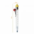 thumbnail image 2 of GJX Thermometer Candy with Pot Clip Deep Fry Oil Candy Sugar Syrup Jam Jelly with Hanging Hook Instant Read Food Kitchen Cooking Candy Thermometer, 2 of 7