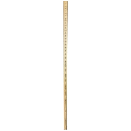 Meter Stick, Wooden, Graduated in Metric and English Scale