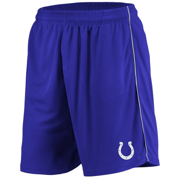Men's Majestic Royal Indianapolis Colts Mesh Shorts