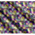 thumbnail image 3 of Soimoi Cotton Poplin Fabric Leopard & Argyle Patchwork Printed Fabric 1 Yard 56 Inch Wide, 3 of 7