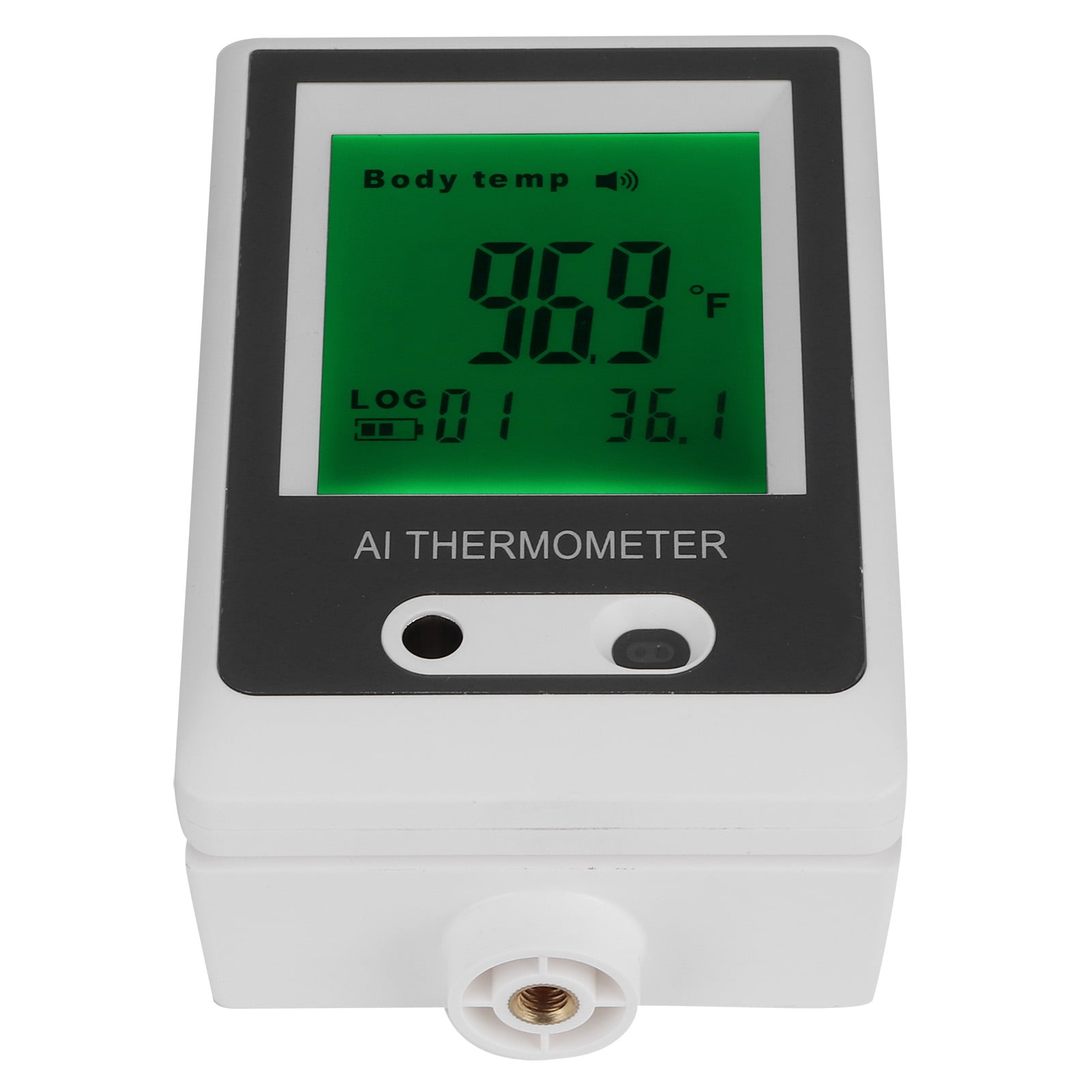 Thermometer Wall-Mounted USB Automatic Temperature Tester Meter with Voice Alarm Broadcast