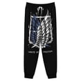 thumbnail image 3 of Attack On Titan Men's Sweatpants Printed Long Joggers Athletic Track Pants Soft Lounge Pants for Leisure, Sports & Travel S, 3 of 7
