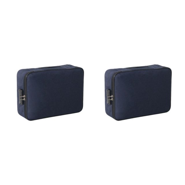 Toystoory Organizador de bolsa de viaje duradero para bolsos y bolsas de mano Protege artículos Bolsa de almacenamiento de documentos azul azul 2Conjunto