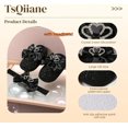 thumbnail image 3 of Newbron Baby Girls Mary Jane Shoes with Headband Soft Sole Anti-skidding Crown Bowknot Lace Princess Flats Infant Shower Wedding Dress Crib Shoes, 3 of 7