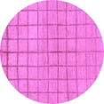 thumbnail image 1 of Ahgly Company Indoor Round Oriental Purple Modern Area Rugs, 5' Round, 1 of 4